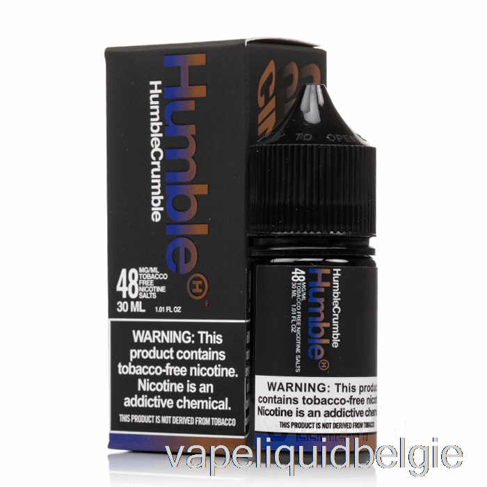 Vape België Bescheiden Crumble - Bescheiden Zouten - 30ml 48mg